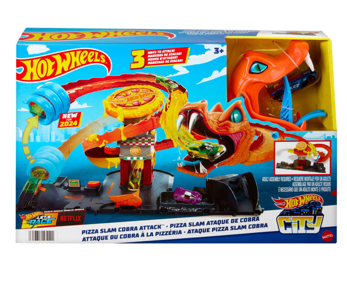 Hot Wheels City Pizza Slam Cobra Attack