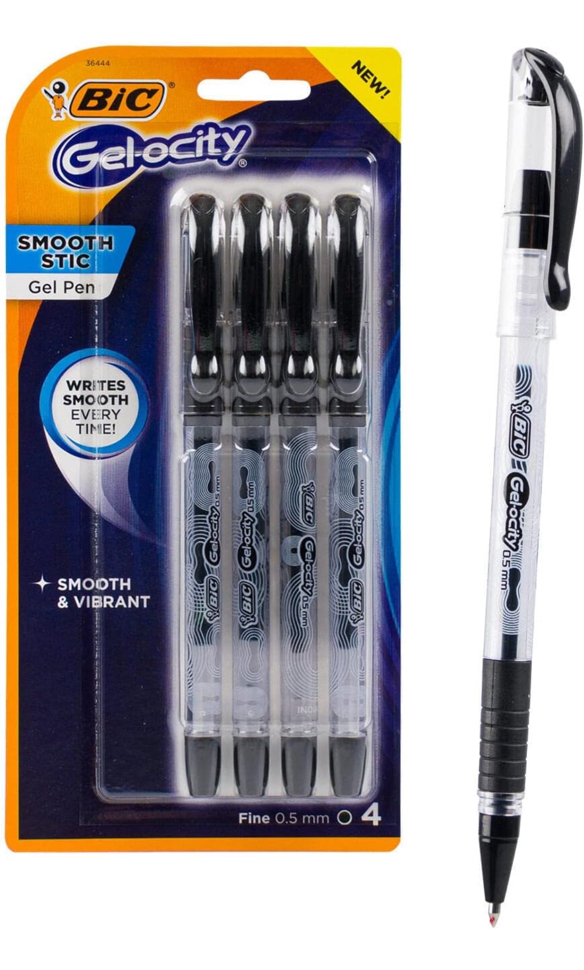 BiC Gelocity Extra Smooth Gel Pen