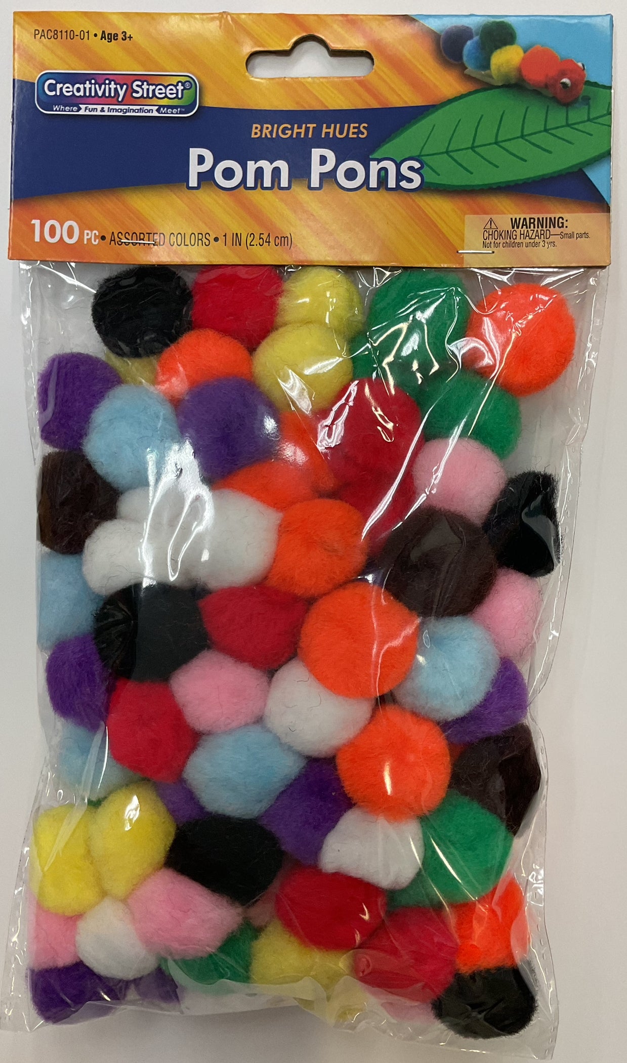 Creativity Street Pom Pons Assorted Colors