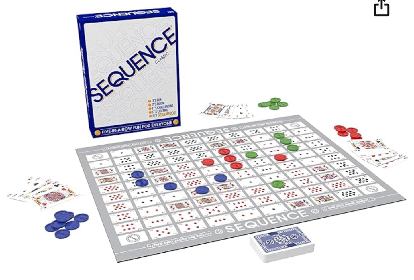 Jax Sewuence Board Game