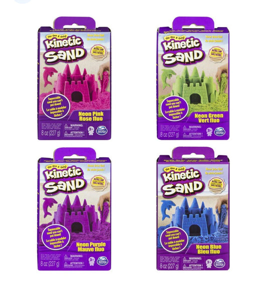 Kinetic Sand 8 Oz Neon Box