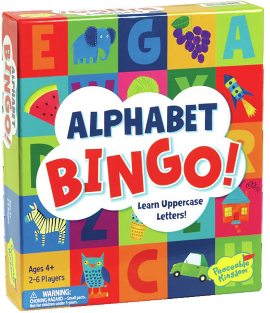 Peaceable Kingdom - Alphabet Bingo! Game