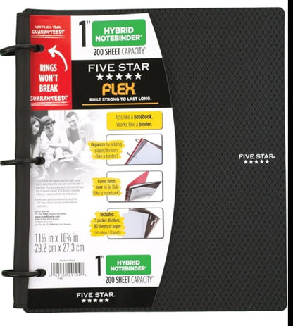 Five Star Flex Hybrid NoteBinder