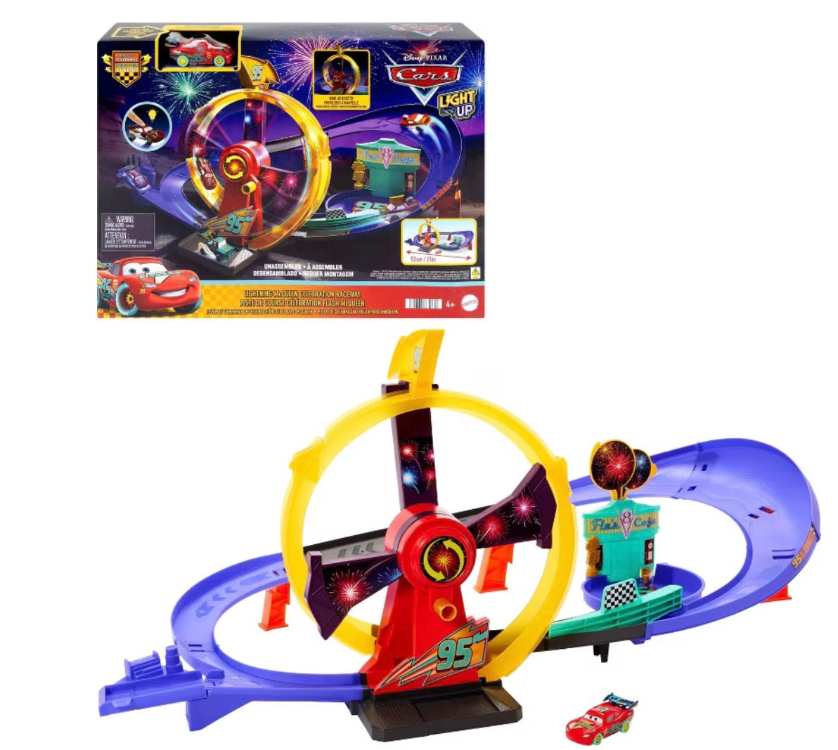 Disney Pixar Cars Lightning McQueen Celebration Raceway