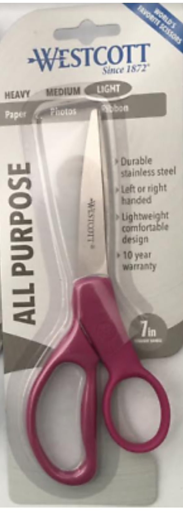 Westcott All Purpose Scissors (7 Inch) Straight