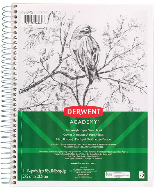 Derwent Academy Heavyweight Paper Sketchbook 9x12