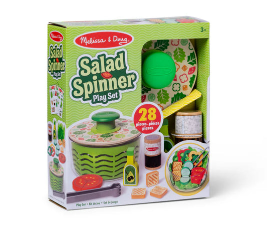 Melissa & Doug Salad Spinner Play Food Set