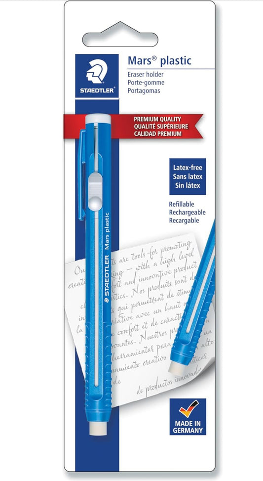 Staedtler Mars Plastic Eraser Refillable Holder, Includes Eraser