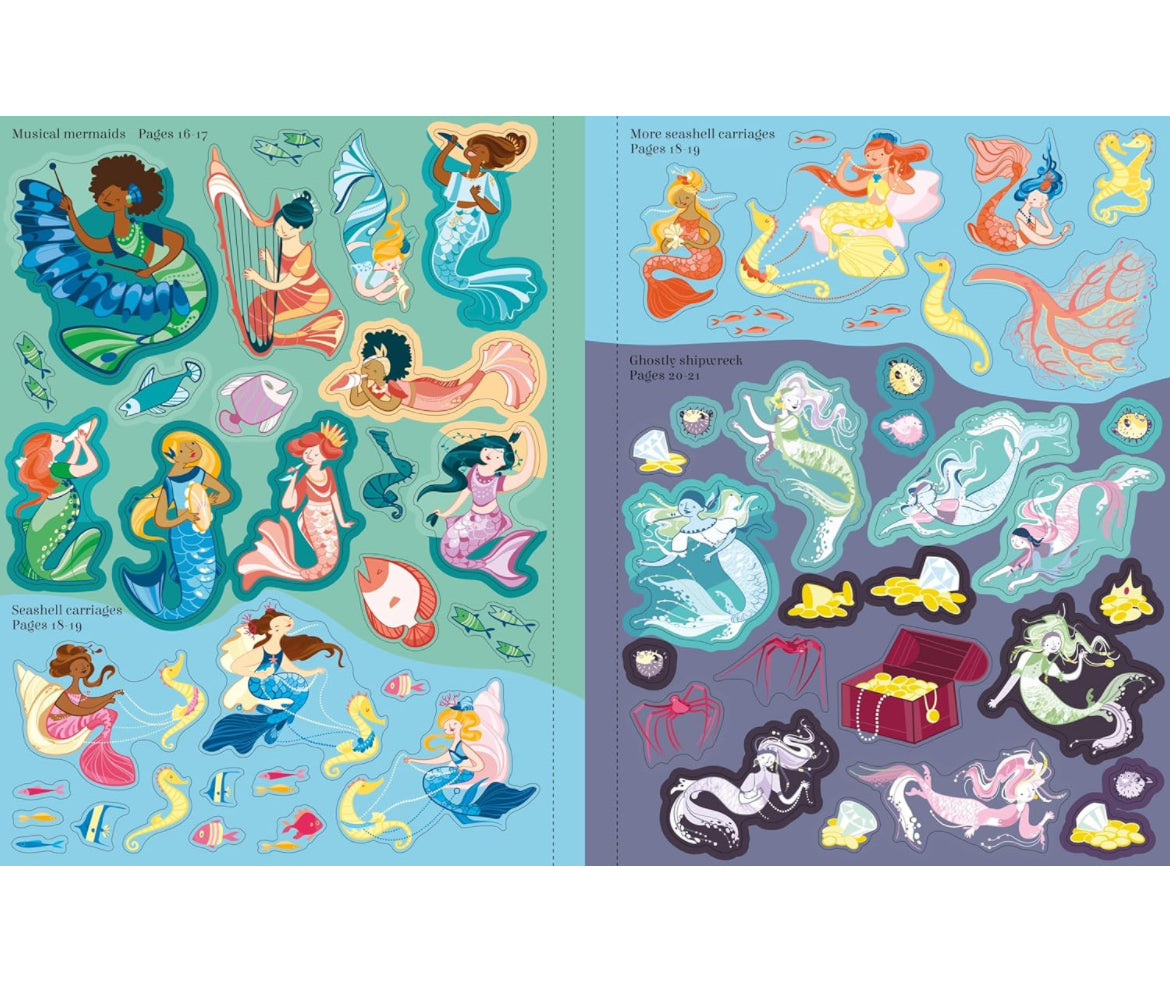 Mermaids Sticker Book - Sparkly Stickers