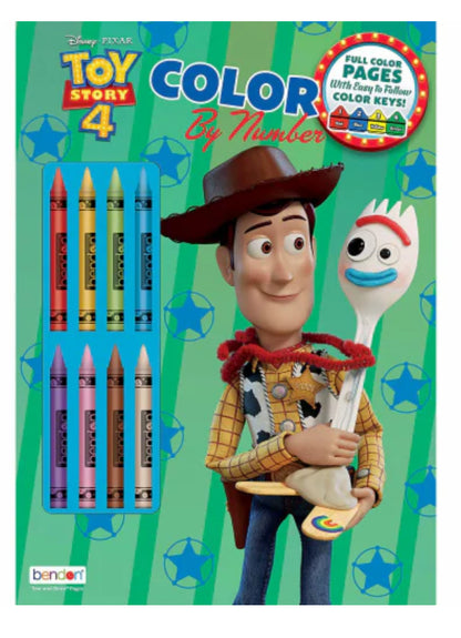 Bendon Toy Story 4 Color By Number