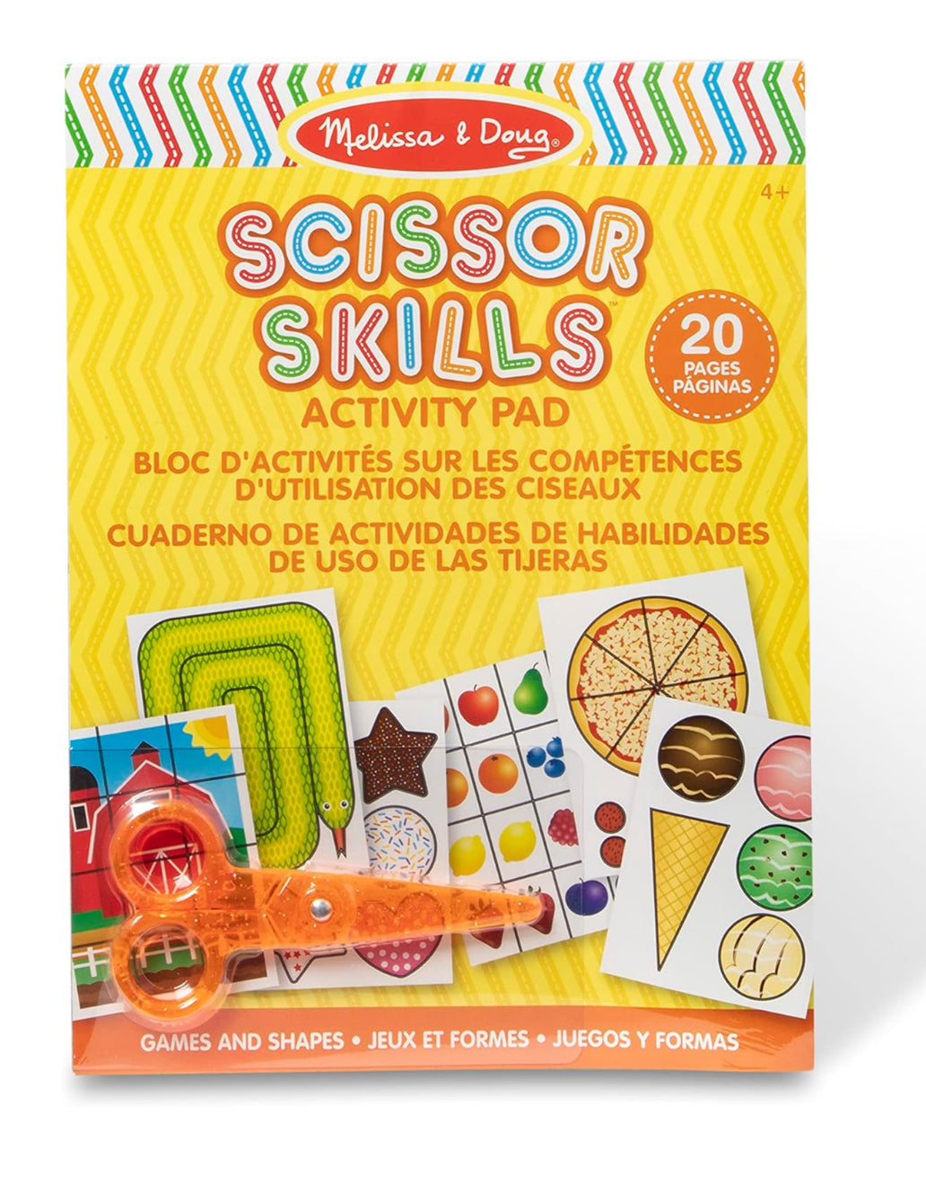 Games & Shapes Scissors Skills Pad