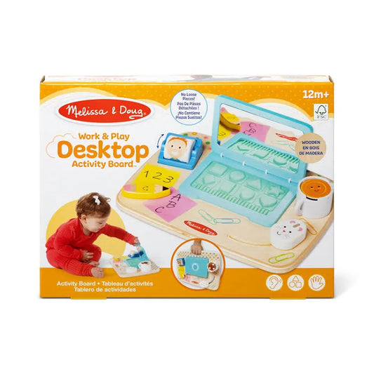 Melissa & Doug Work & Play Desktop Activity Board