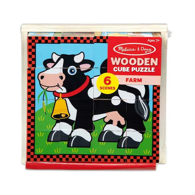 Melissa & Doug Cube Puzzle Farm