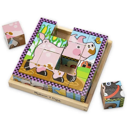 Melissa & Doug Cube Puzzle Farm