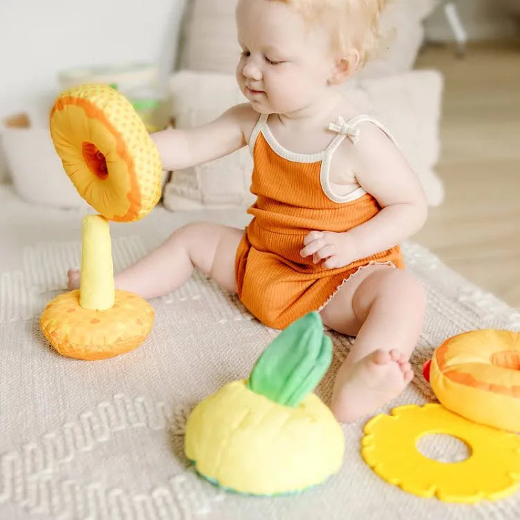 Melissa & Doug Pineapple Soft Stacker