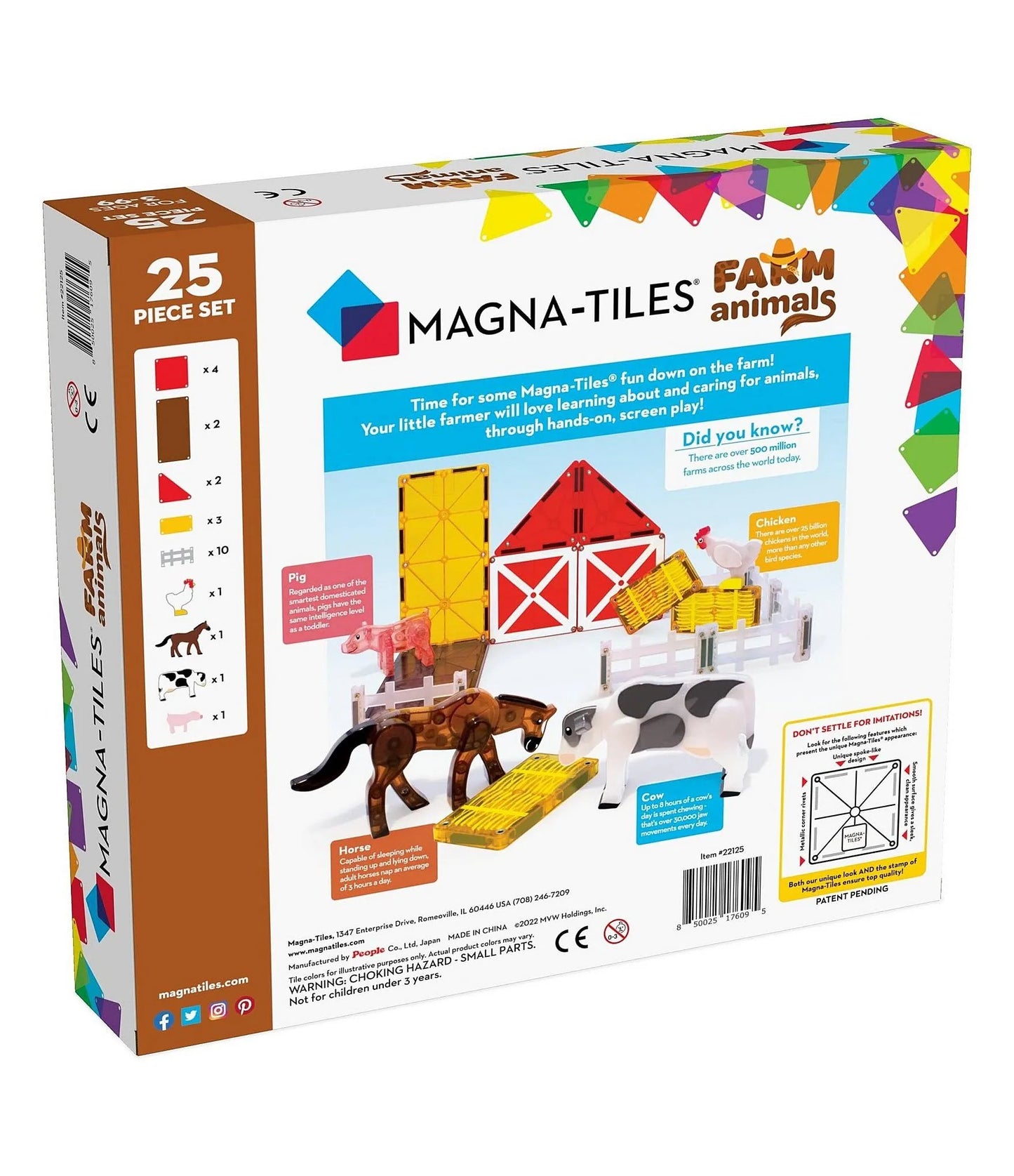 Magna Tiles Farm Animals