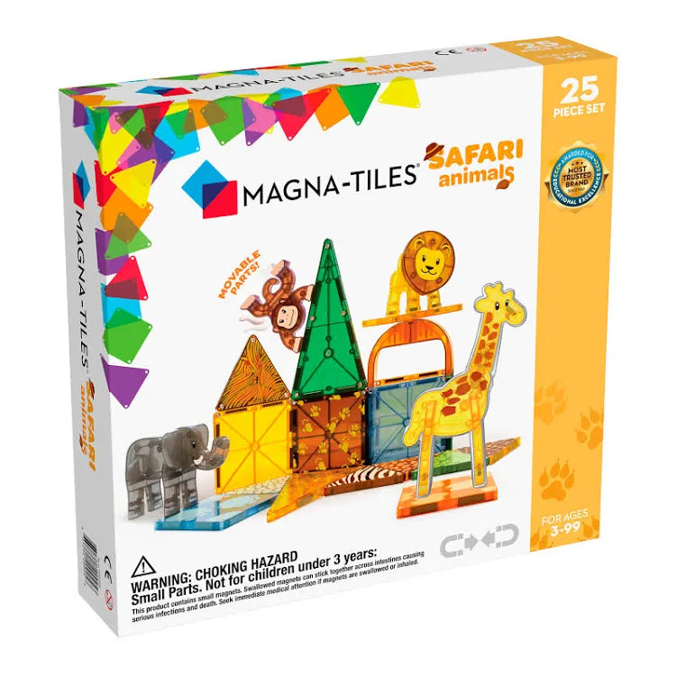 Magna Tiles Animals 25 Piece Set Safari