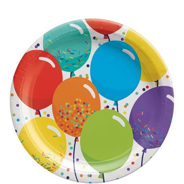 Balloon Party Plates (Pack of 8)