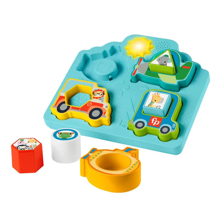 Fisher Price Shapes Sounds Vehicle Puzzle