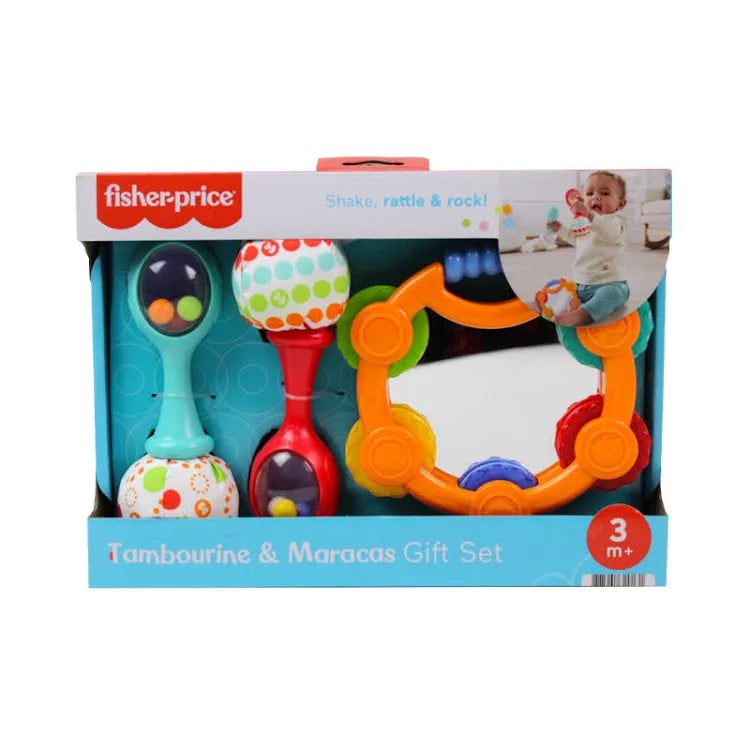 Fisher Price Tambourine & Maracas Gift Set