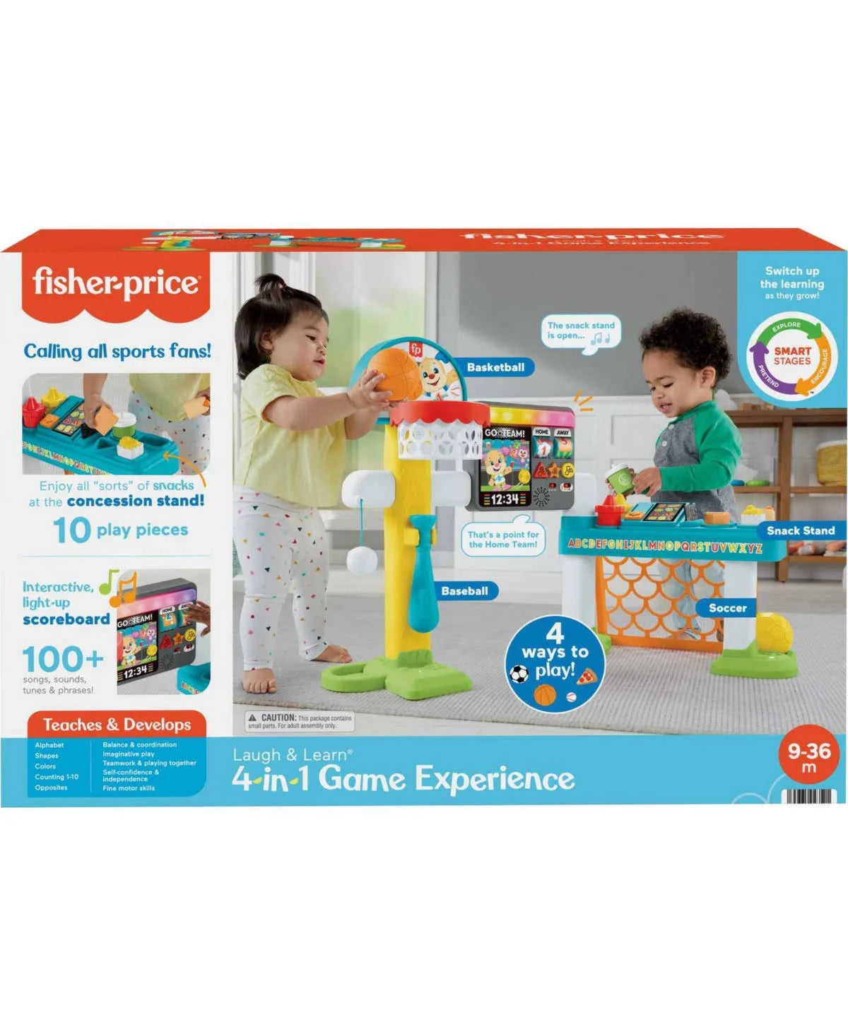 Fisher Price Laugh & Learn 4-in-1 Game Experience Activity Center