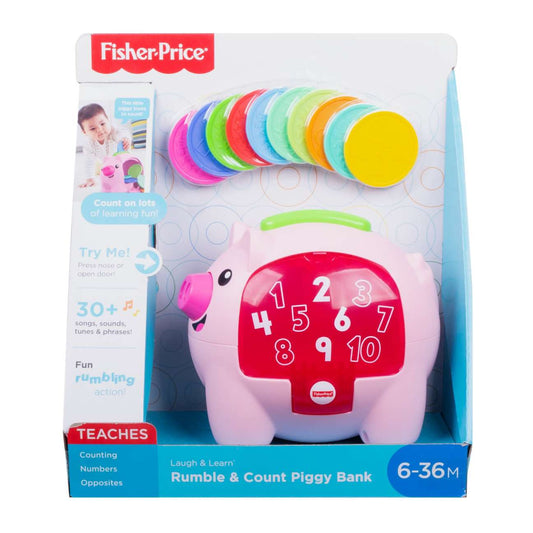 Fisher Price Laugh & Learn Count & Rumble Piggy Bank