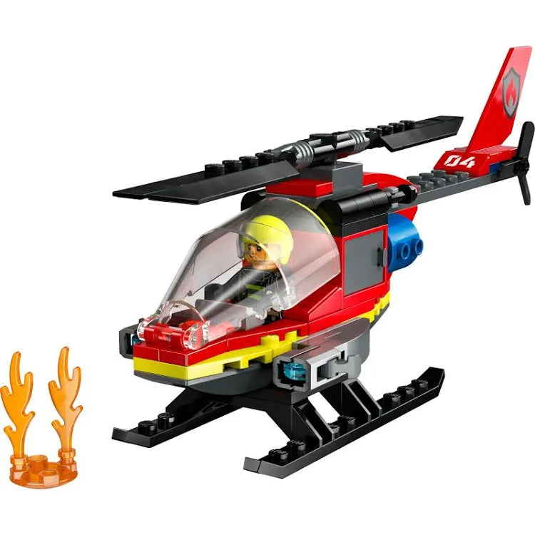 Lego City 60411 Fire Rescue Helicopter