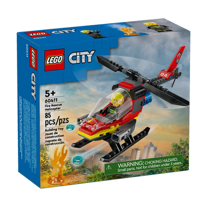 Lego City 60411 Fire Rescue Helicopter