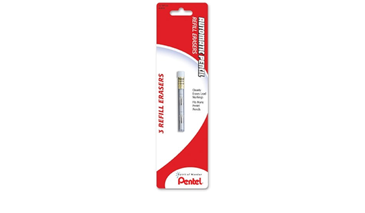 Pentel 3 Refill Earasers