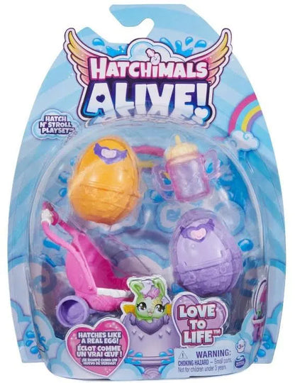 Hatchimals Alive Hatch N' Stroll Playset With Stroller