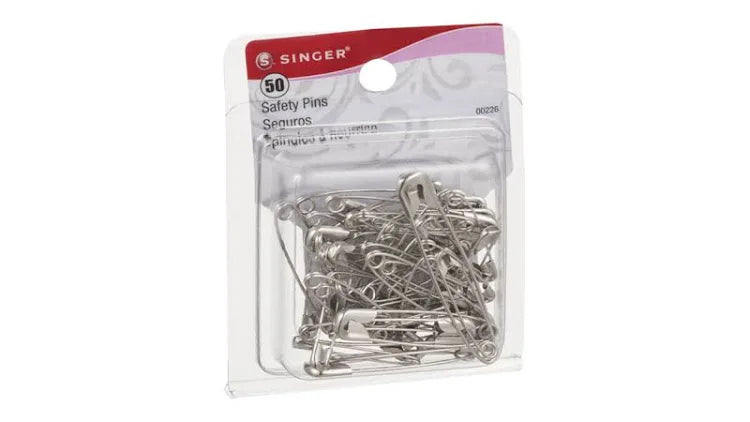 Singer 50 Assorted Safety Pins