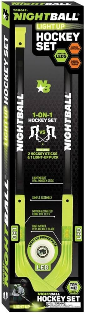 Tangle Nightball Light Up Hockey Set