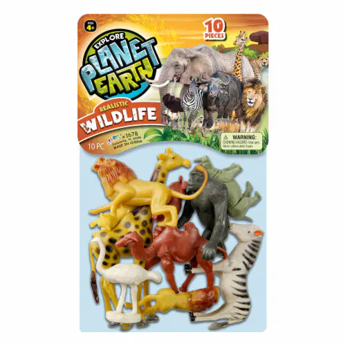 Ja-Ru Explore Planet Earth Realistic Wildlife 10 Pc