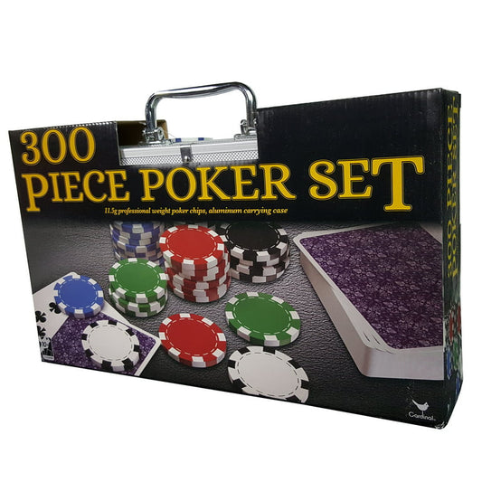 Classic 300 - Piece Poker Set With Aluminum Carrying Case