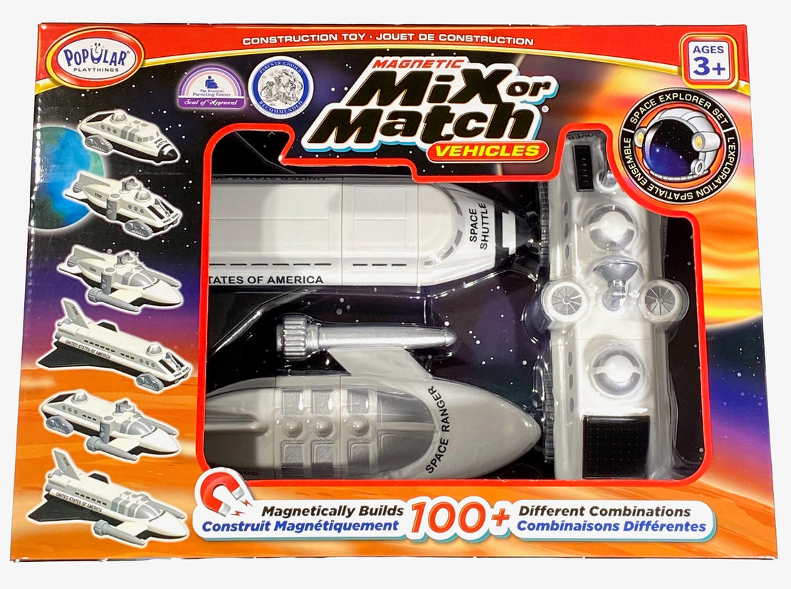 Magnetic Mix or Match Vehicles Space Explorer Set