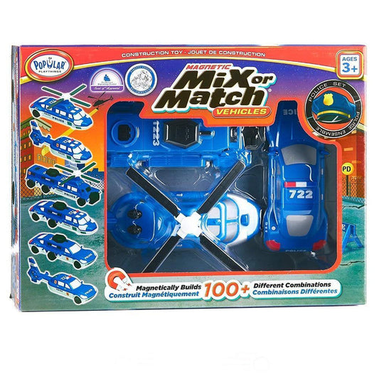 Magnetic Mix or Match Police Set