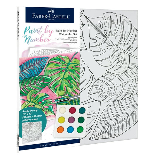 Faber-Castell Watercolor Paint by Number Tropical