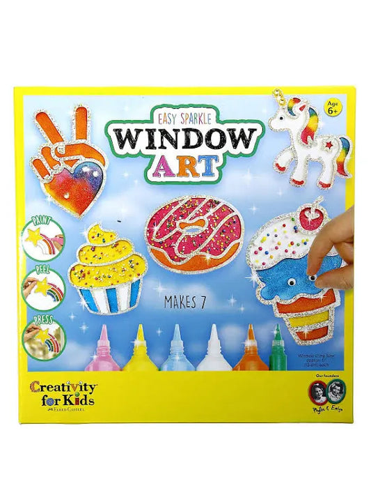 Creativity For Kids Easy Sparkle Window Art