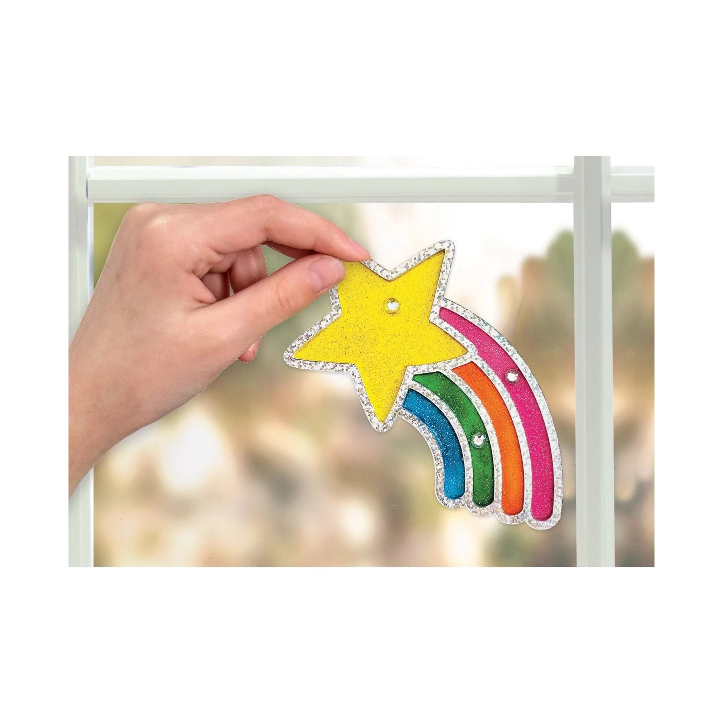 Creativity For Kids Easy Sparkle Window Art