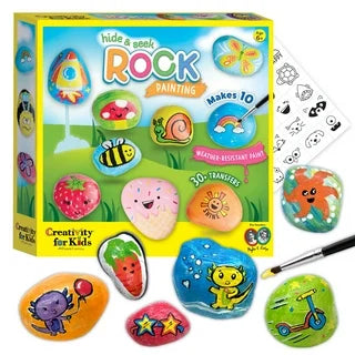 Creativity For Kids Hide Seek Rock Painting Kit