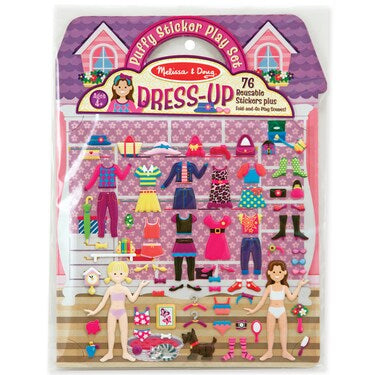 Dress Up Puffy Sticker Play Set