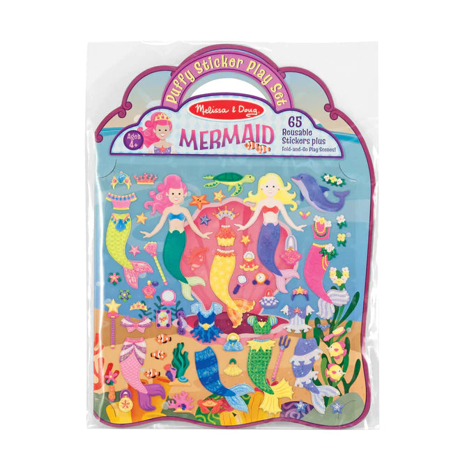 Mermaid Puffy Sticker Play Set