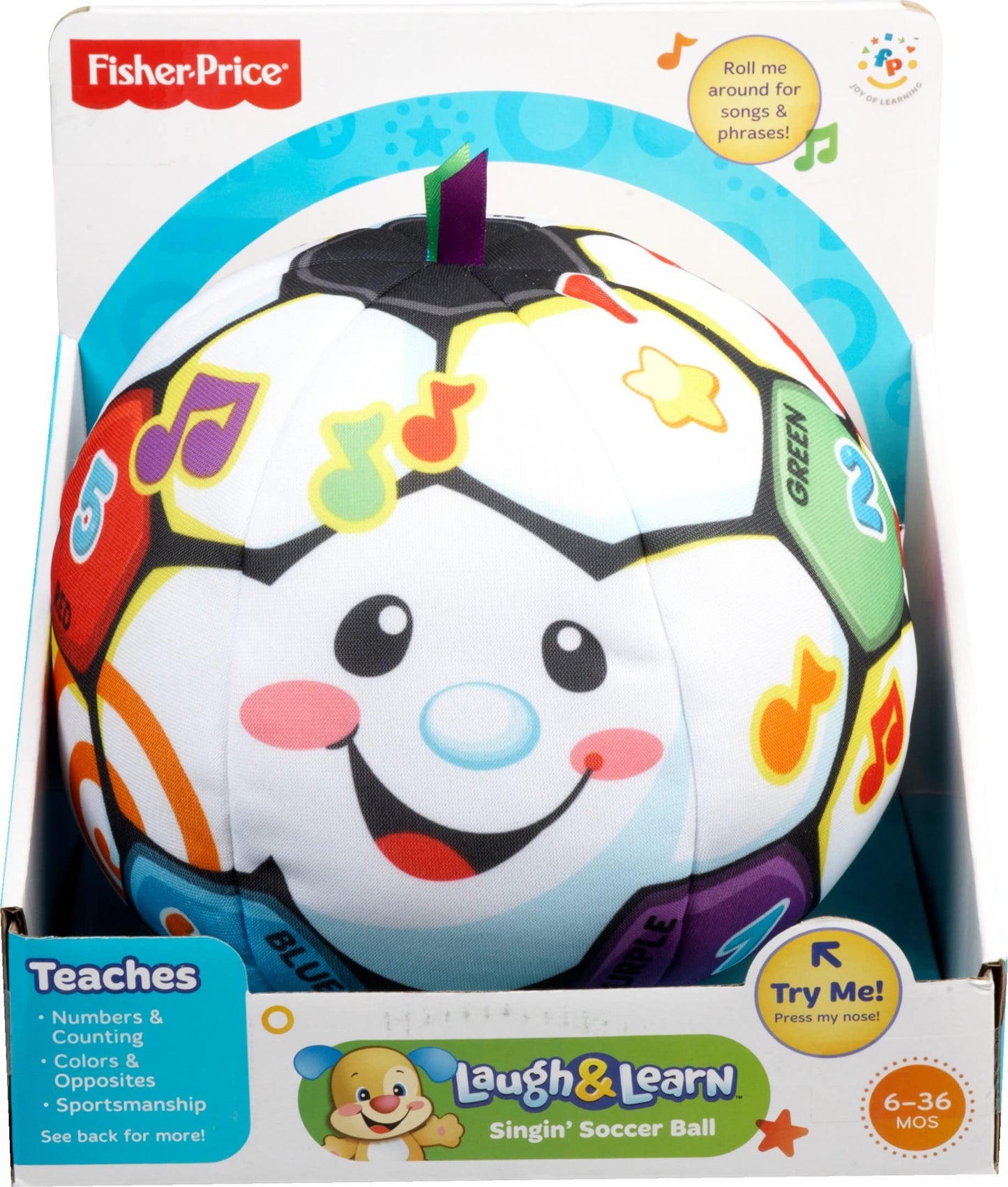 Fisher price singin’ soccer ball