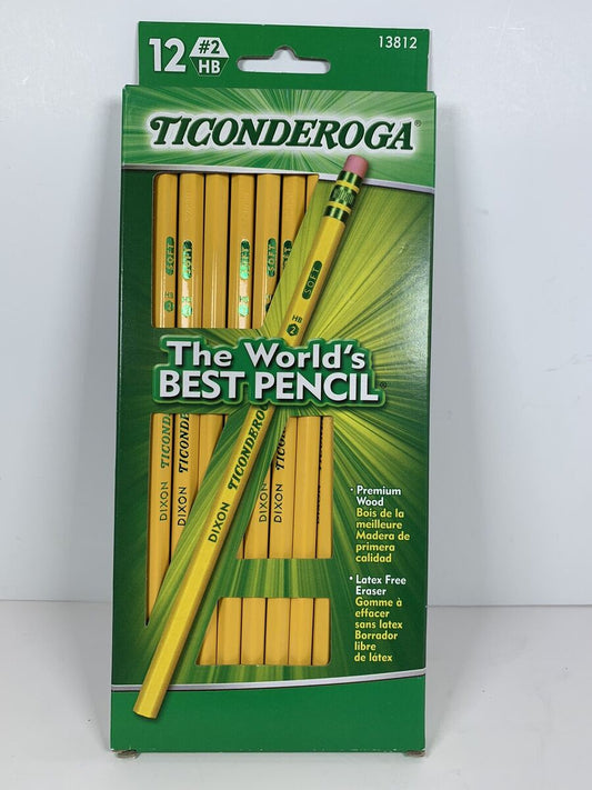 Ticonderoga Unsharpened Pencil (12)