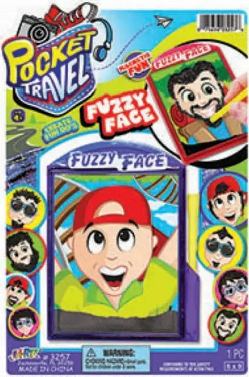 Pocket Travel Fuzzy Face Magnetic Fun