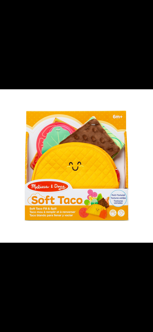 Melissa & Doug Touch & Feel Taco Soft Toy