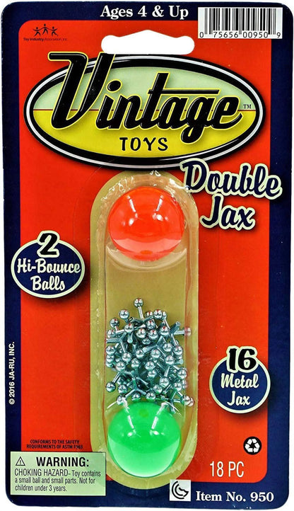 Ja-ru Vintage Toys Double Metal Jacks Set