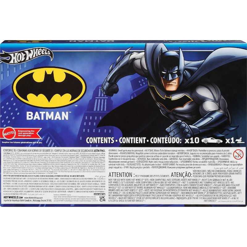 Hot Wheels Batman Vehicles 10pk