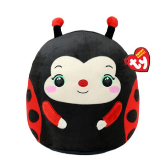 TY Beanie Squishies-Lucy the Lady Bug