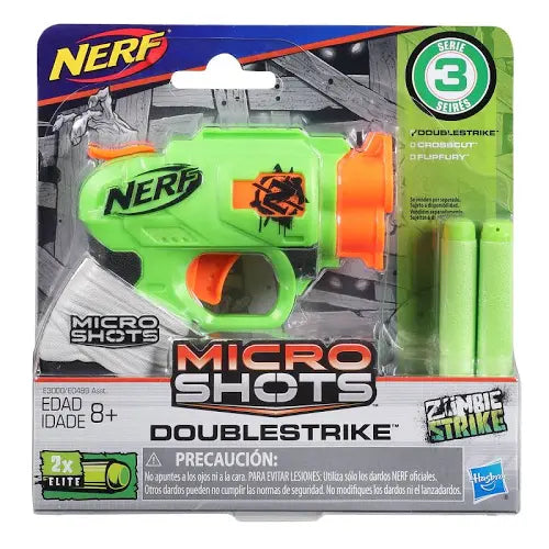 Nerf MicroShots Zombie Strike Doublestrike Blaster